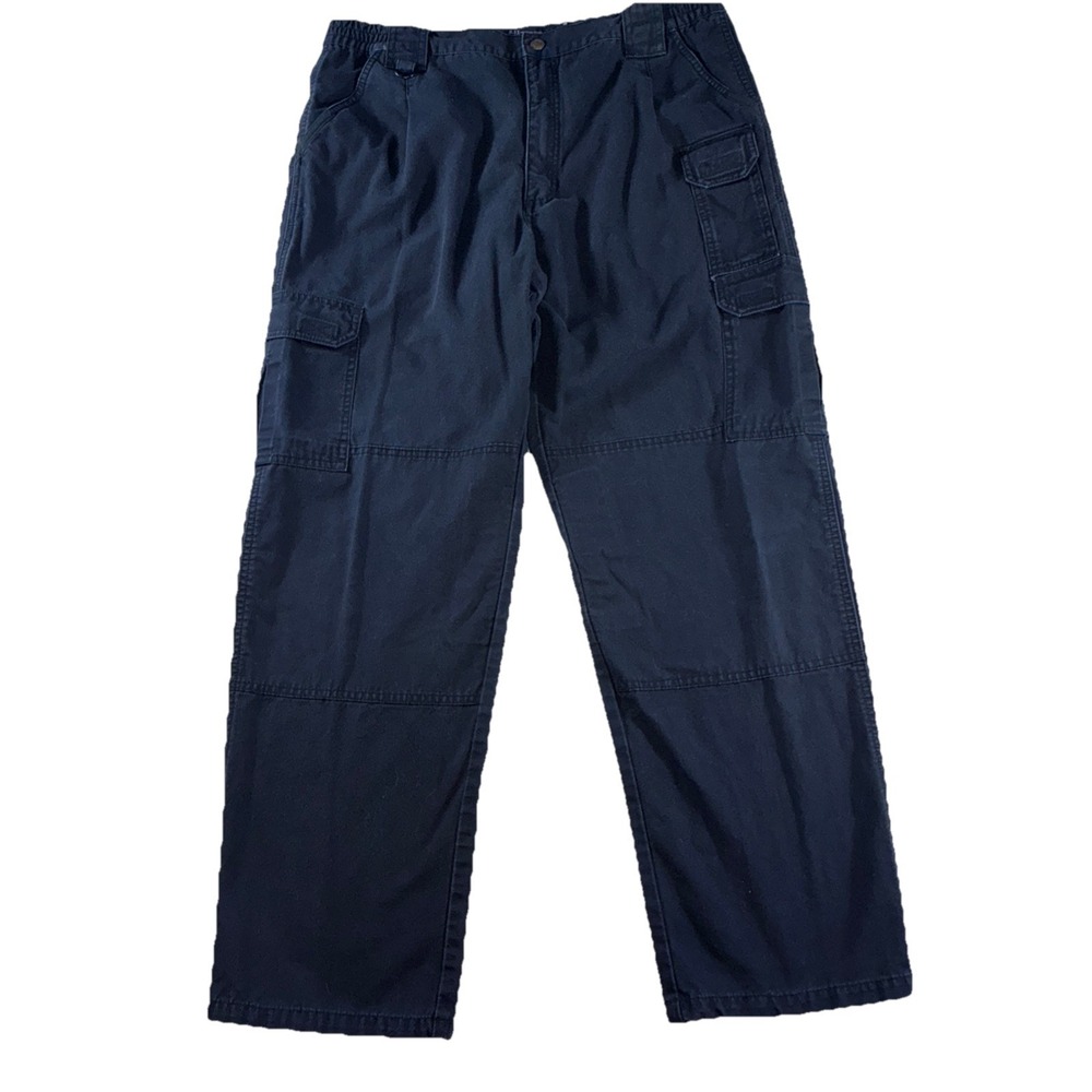 5.11 Tactical Rip Stop Cargo Tactical Pants Men's 38x32 Flex Waist Black